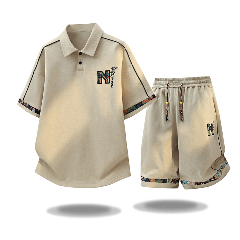 Embroidery Tshirt - Conjunto de Camiseta de Manga Corta
