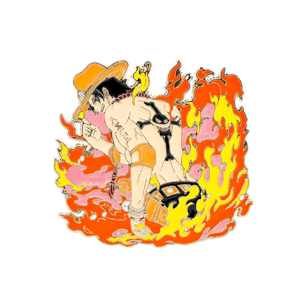 Embroidery Garment - 1 unidad de broche de anime