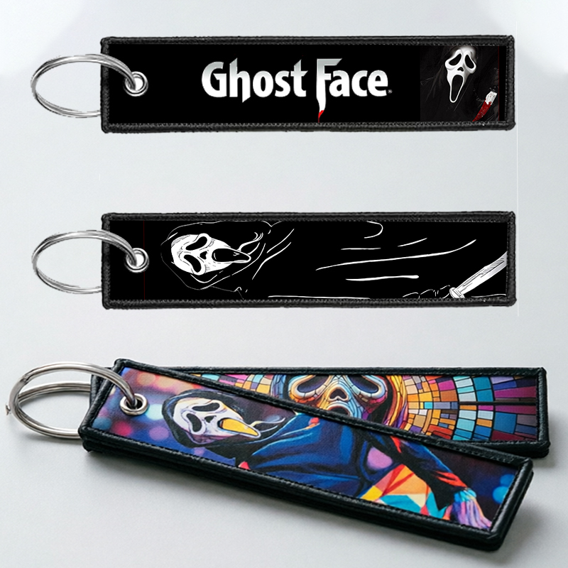 Embroidery Ring - Llavero GHOST FACE para Hombre y