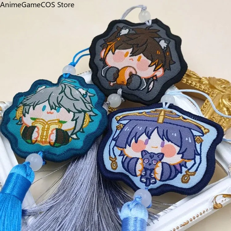 Embroidery Xmas Ornaments - Figura de cosplay de Anime Genshin