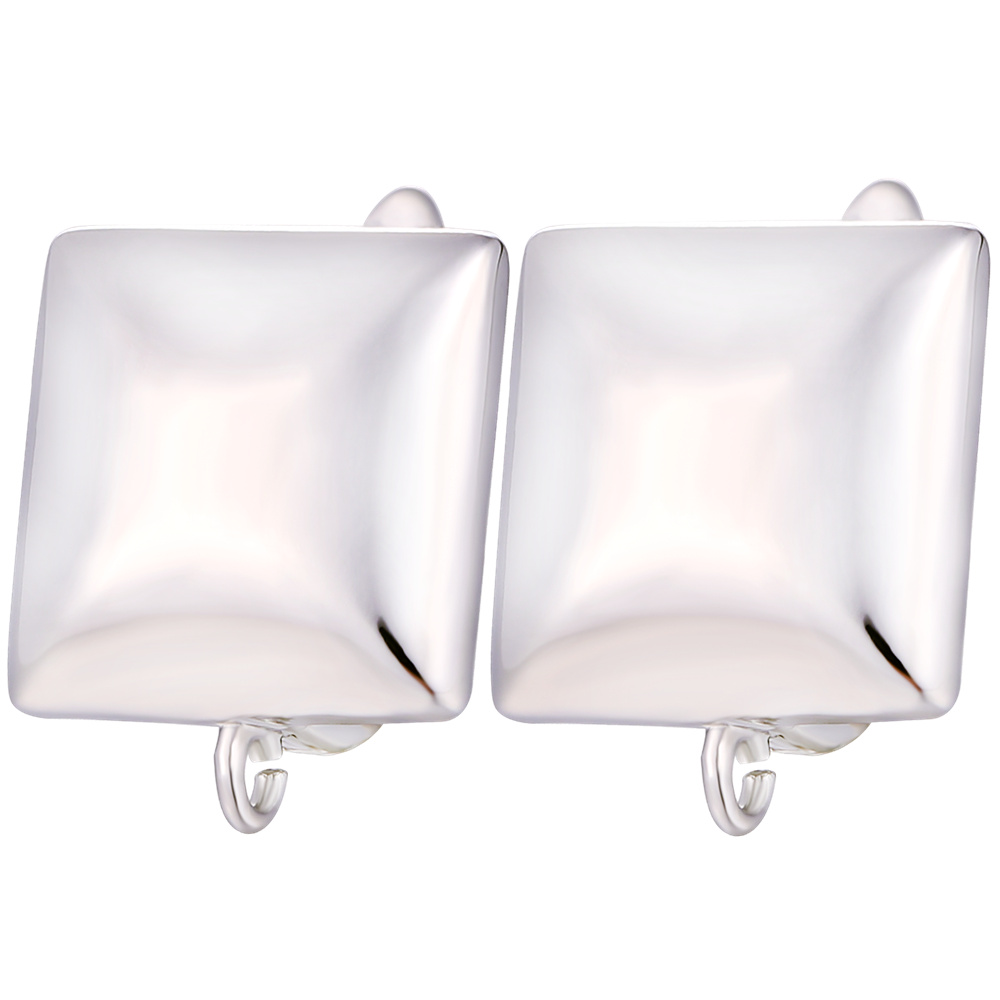 Embroidery Artwork - Juya-pendientes de alambre Chapado en plata