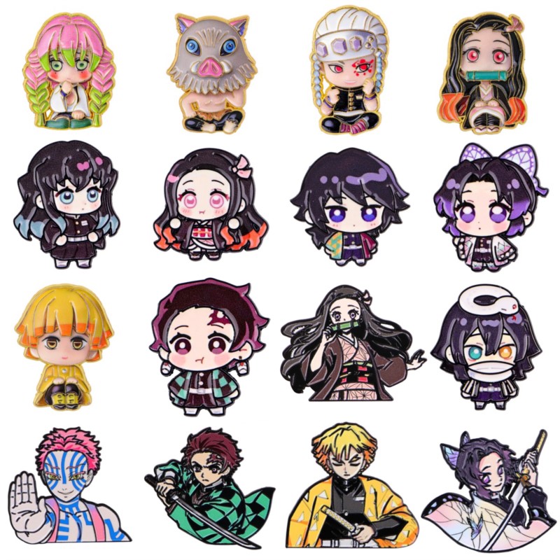 Embroidery Garment - Pins de esmalte de personajes de