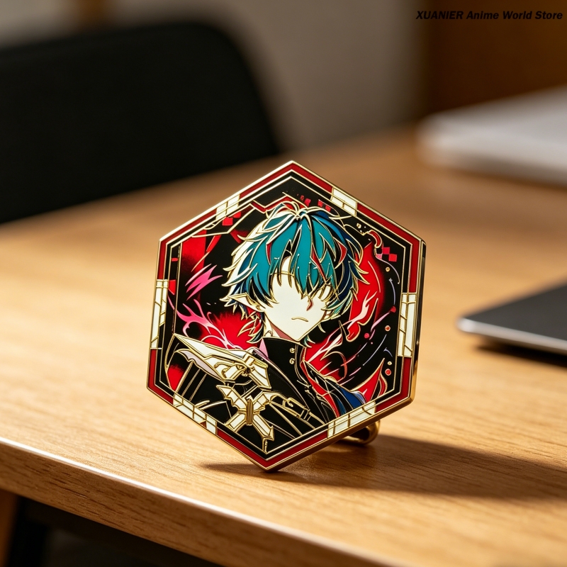 Insignia Metálica de Anime Ark - Embroidery Garment reseña y precio