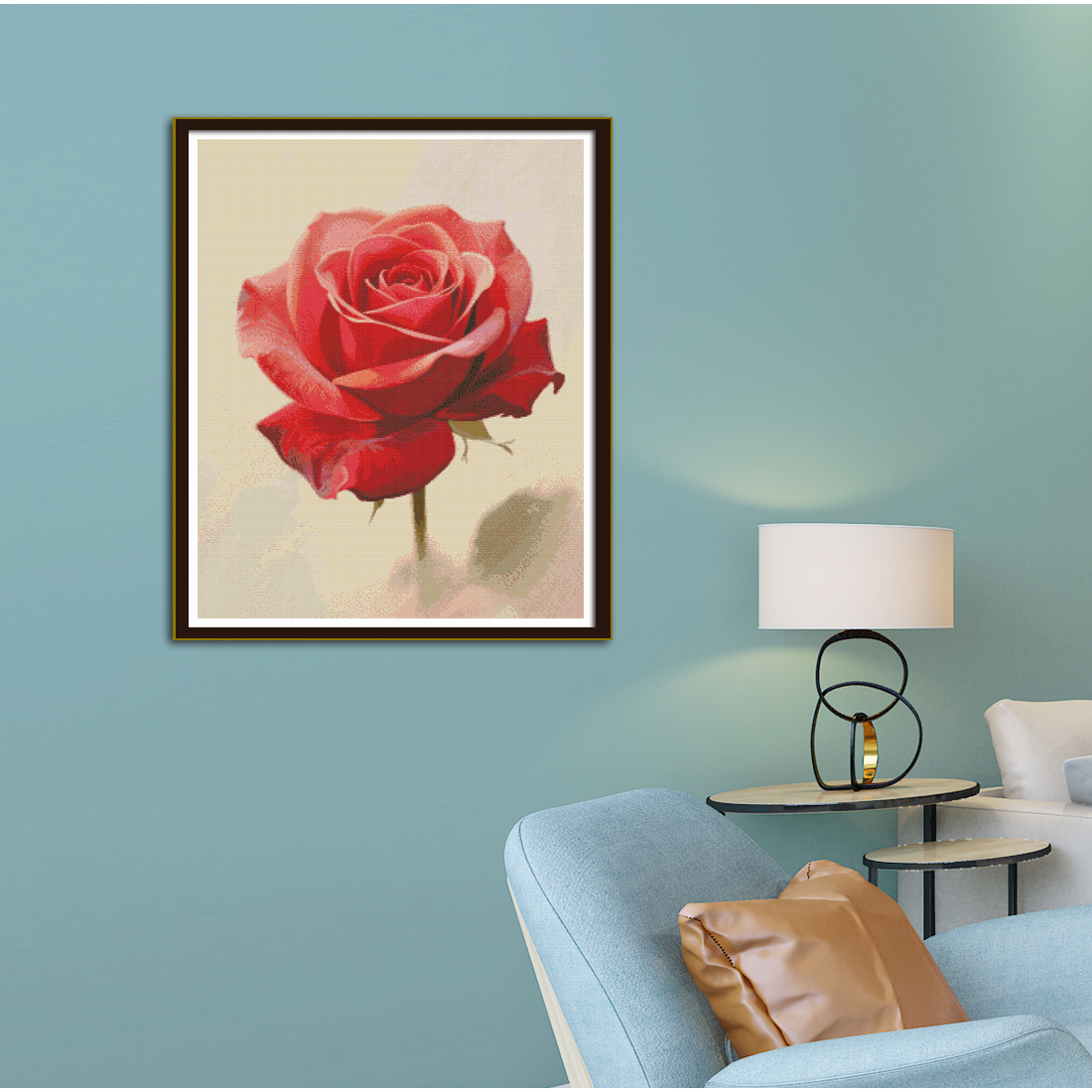 Un bordado de punto de cruz co - Embroidery Rose Stitch reseña y precio