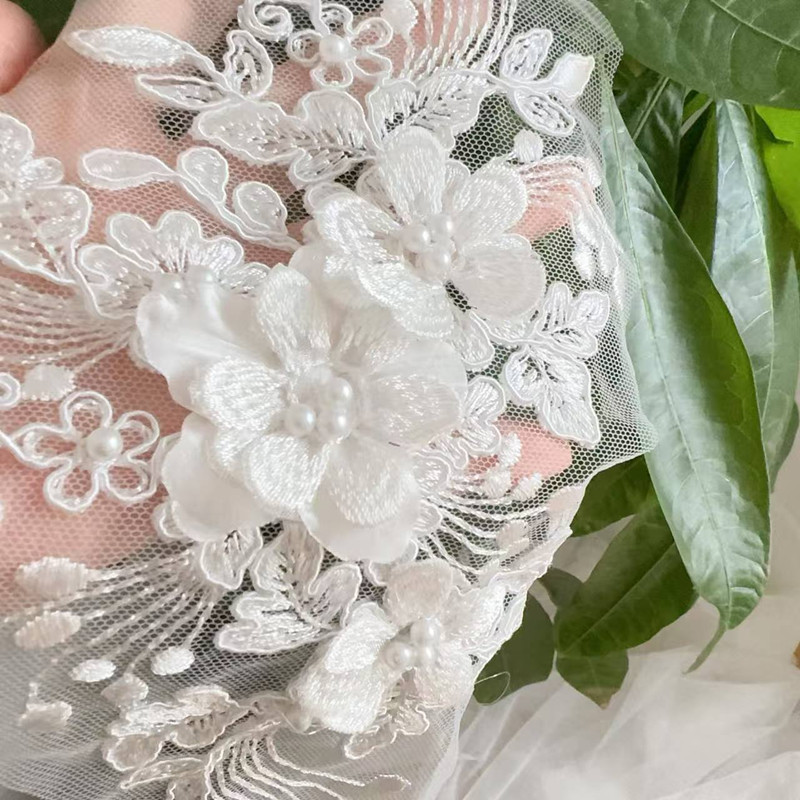 2 Piezas = 1 Par, Encaje de Pe - Embroidery Flower Pattern reseña y precio
