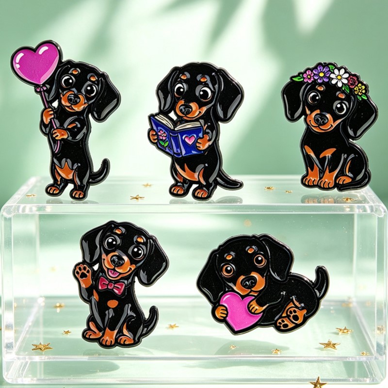Set de 5 Broches Esmaltados de - Embroidery Garment reseña y precio
