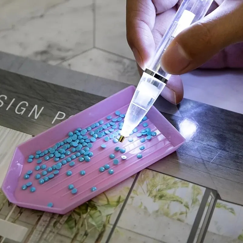 Lápiz de Diamantes con Luz LED - Embroidery Artwork reseña y precio