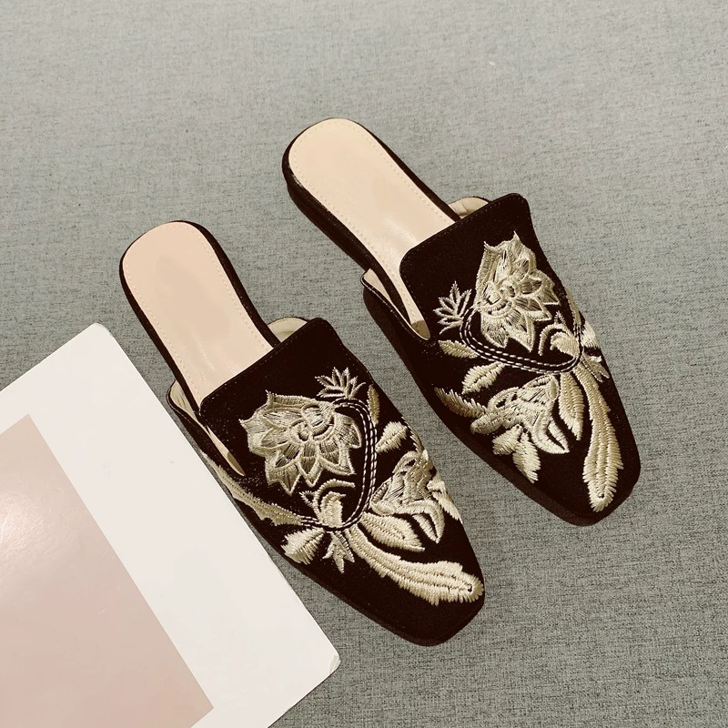 Zapatos de Mujer 2026, Pantufl - Embroidery Design Free reseña y precio