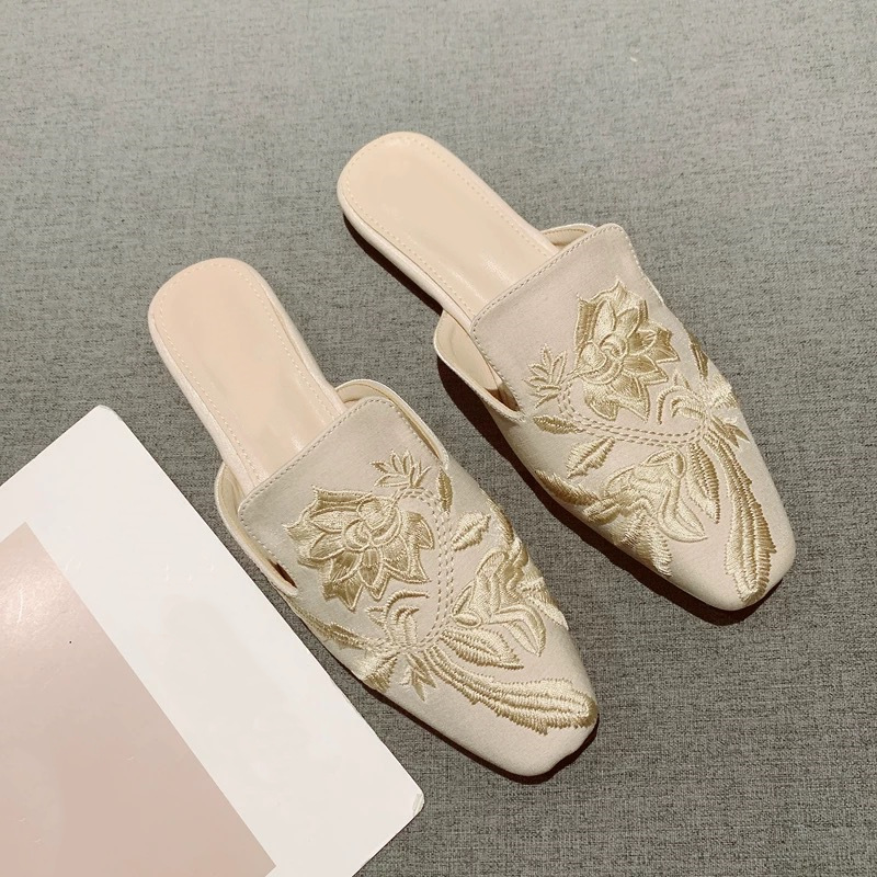 Zapatos de Mujer 2026, Pantufl - Embroidery Design Free reseña y precio
