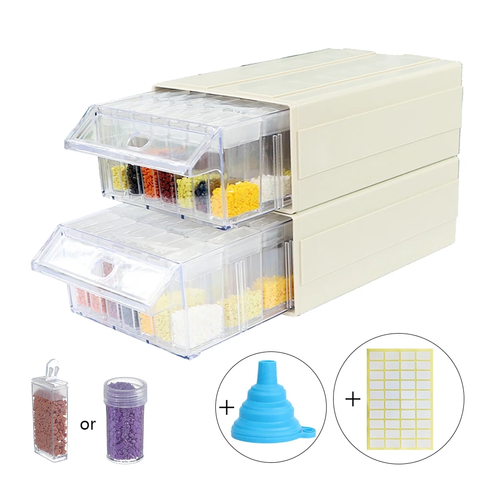 Caja de Almacenamiento de Plás - Embroidery Artwork reseña y precio