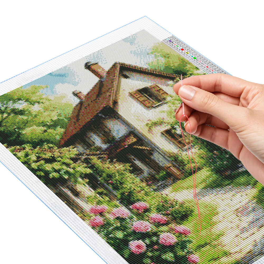 Nuevo Kit de Bordado de Punto  - Embroidery Rose Stitch reseña y precio