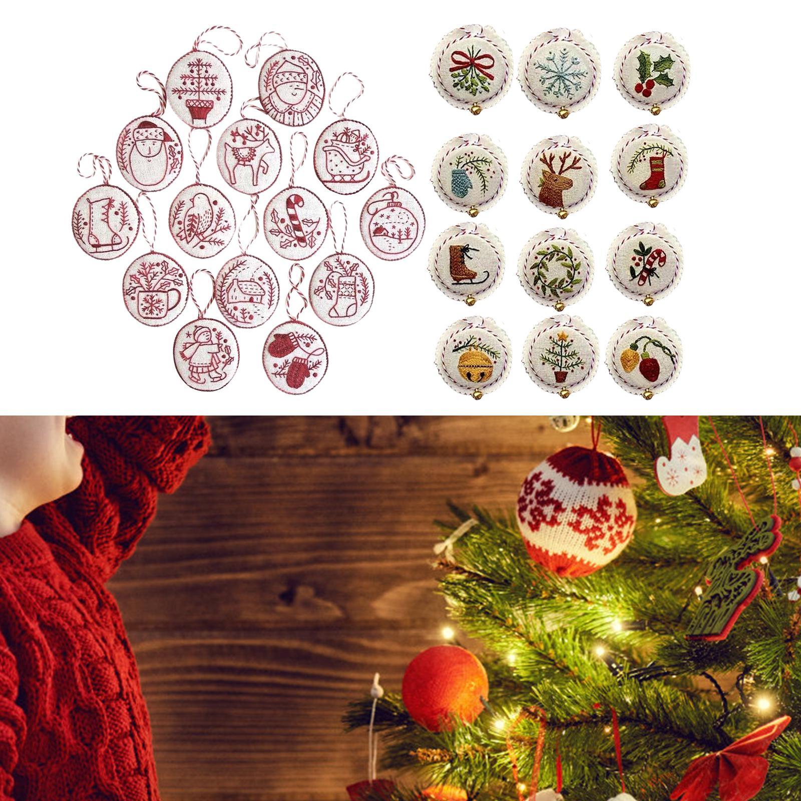 Kit de Adornos Navideños Borda - Embroidery Xmas Ornaments reseña y precio