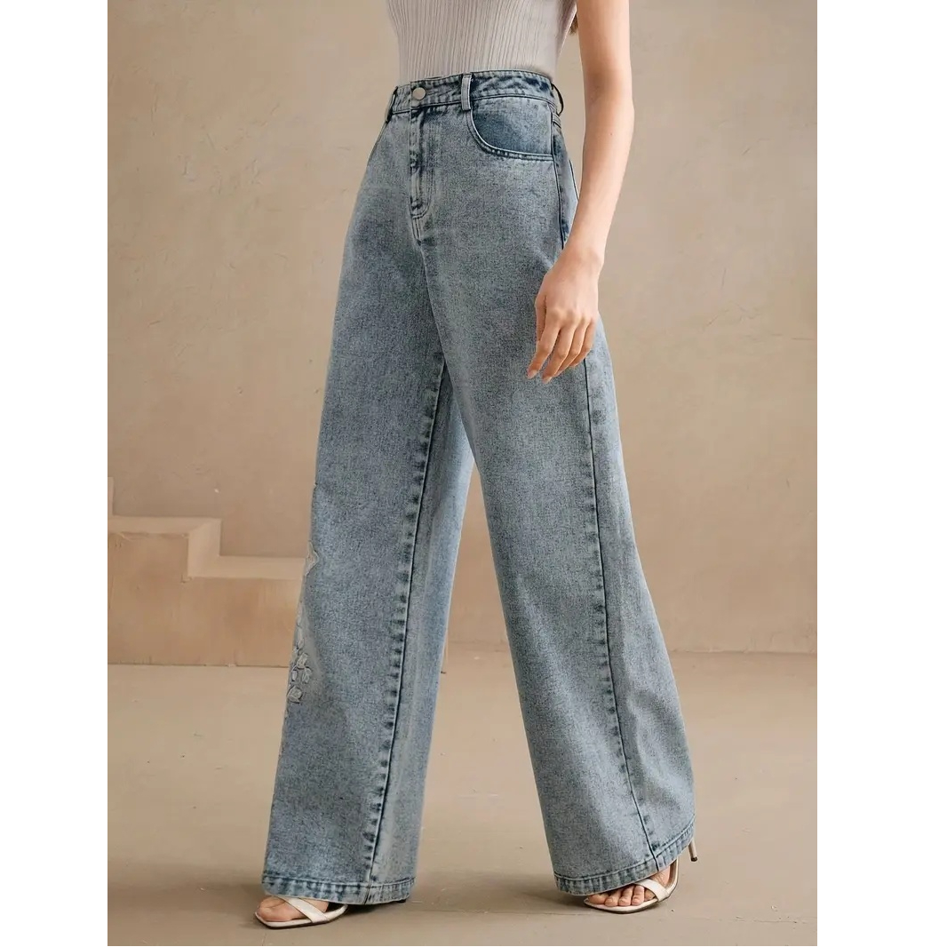 Pantalones Y2k nuevos pantalon - Embroidery Jeans reseña y precio