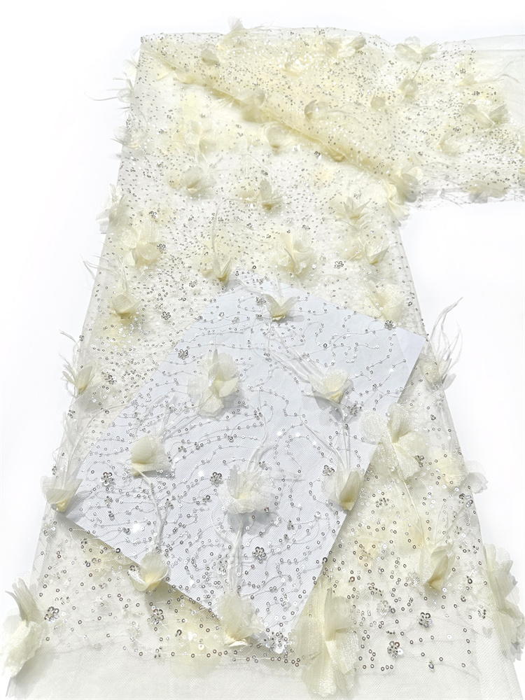 Exquisito tejido de diseño de  - Embroidery Net Fabric reseña y precio