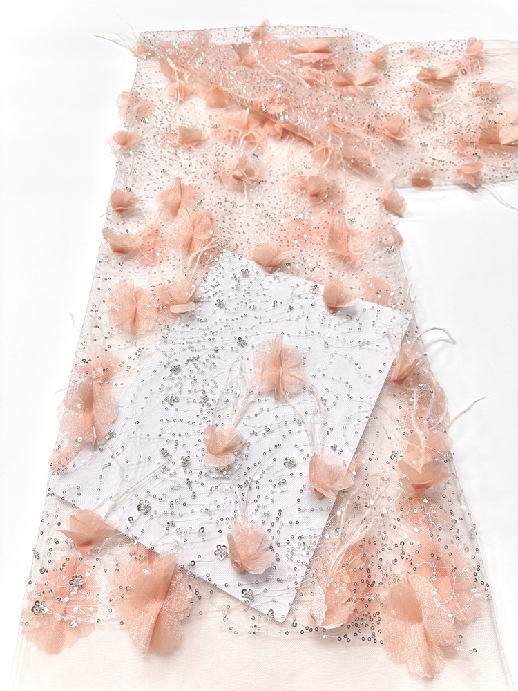Exquisito tejido de diseño de  - Embroidery Net Fabric reseña y precio