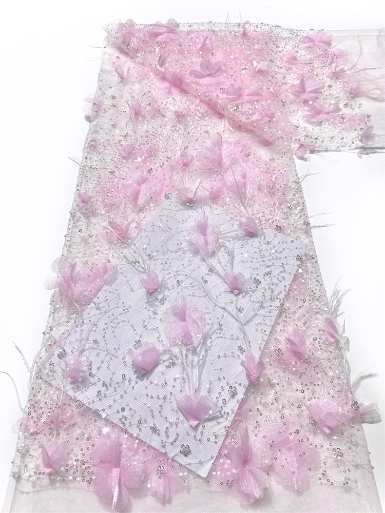 Exquisito tejido de diseño de  - Embroidery Net Fabric reseña y precio