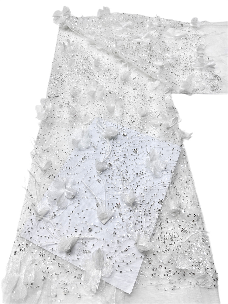 Exquisito tejido de diseño de  - Embroidery Net Fabric reseña y precio