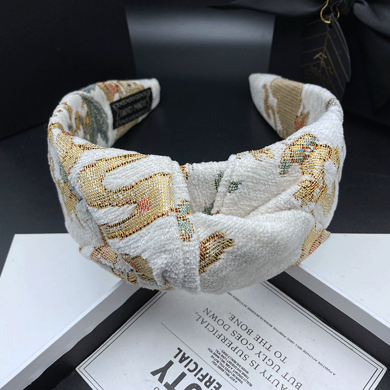 Diadema de moda con bordado pa - Embroidery Ring reseña y precio