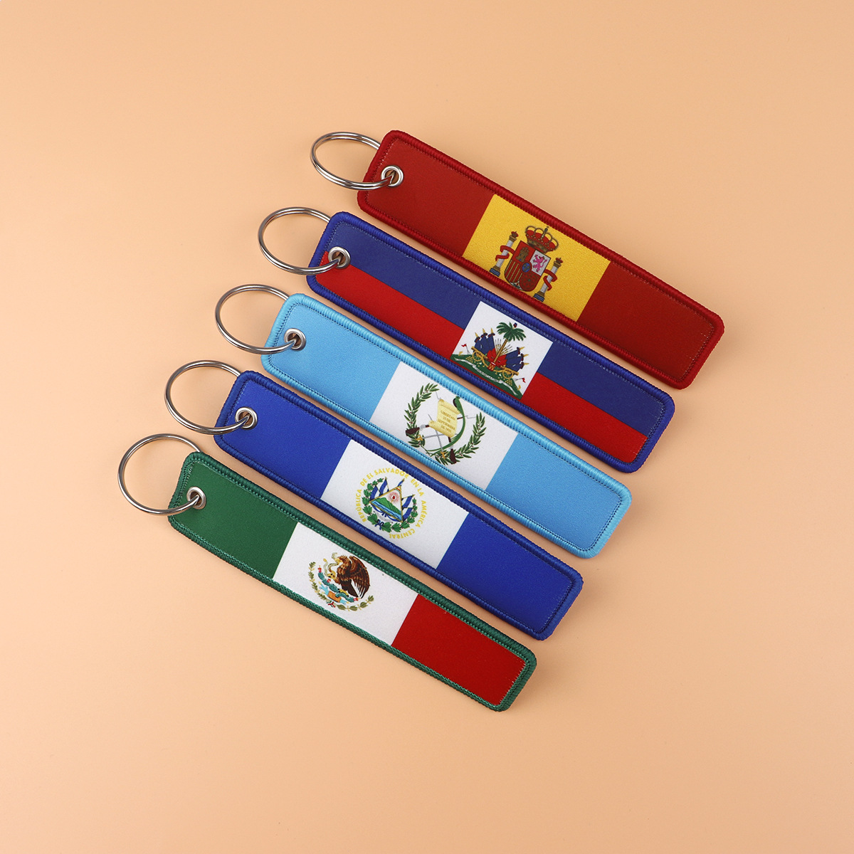 1 unidad de llavero bordado co - Embroidery Ring reseña y precio