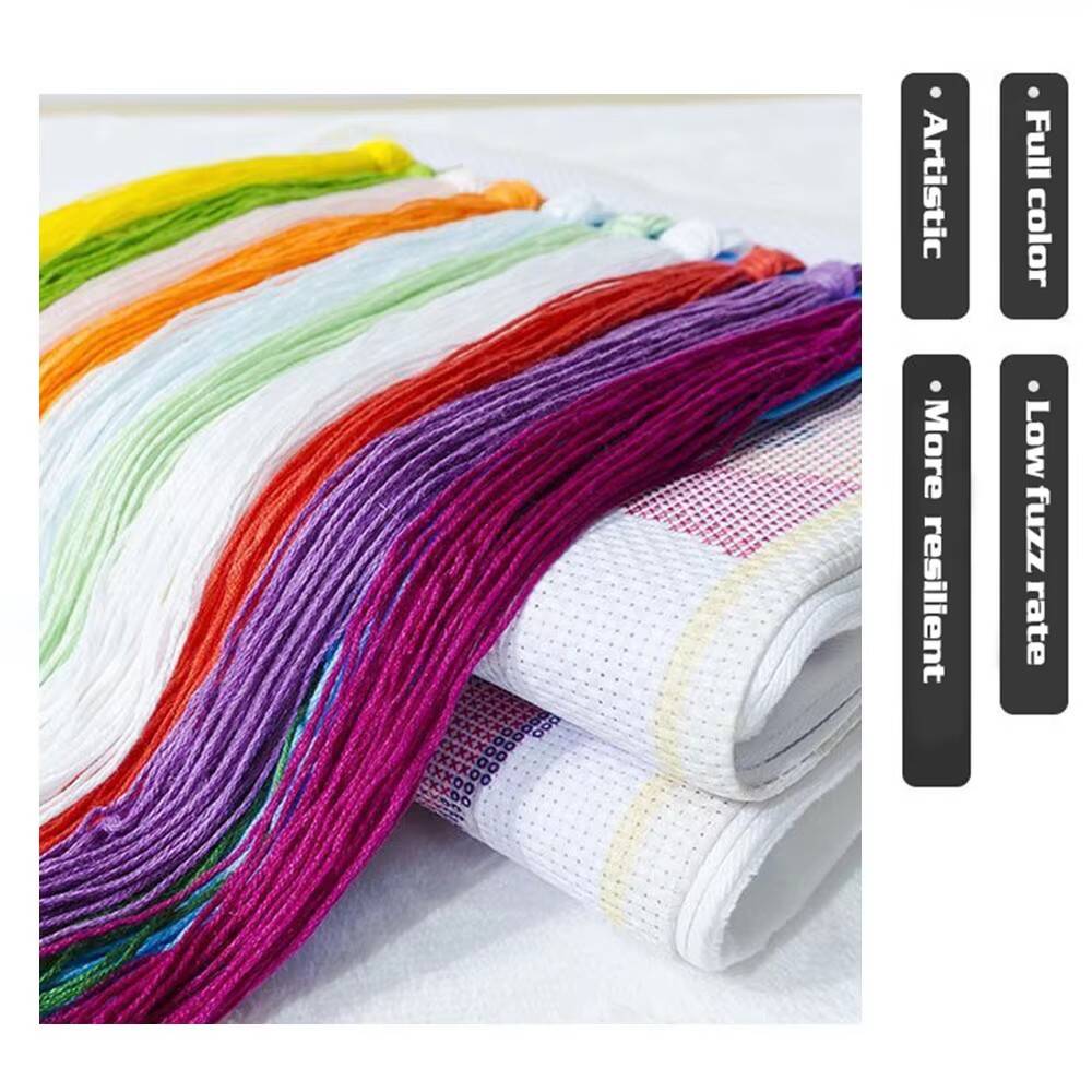 HUACAN-Kits de punto de cruz,  - Embroidery Rose Stitch reseña y precio