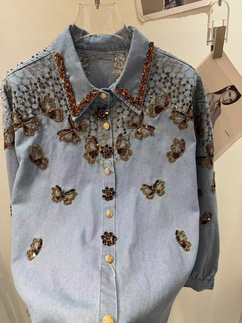 Chaqueta de Mezclilla Estilo L - Embroidery Jeans reseña y precio