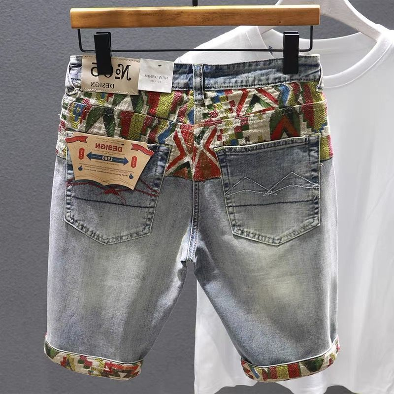 Pantalones cortos de mezclilla - Embroidery Jeans reseña y precio