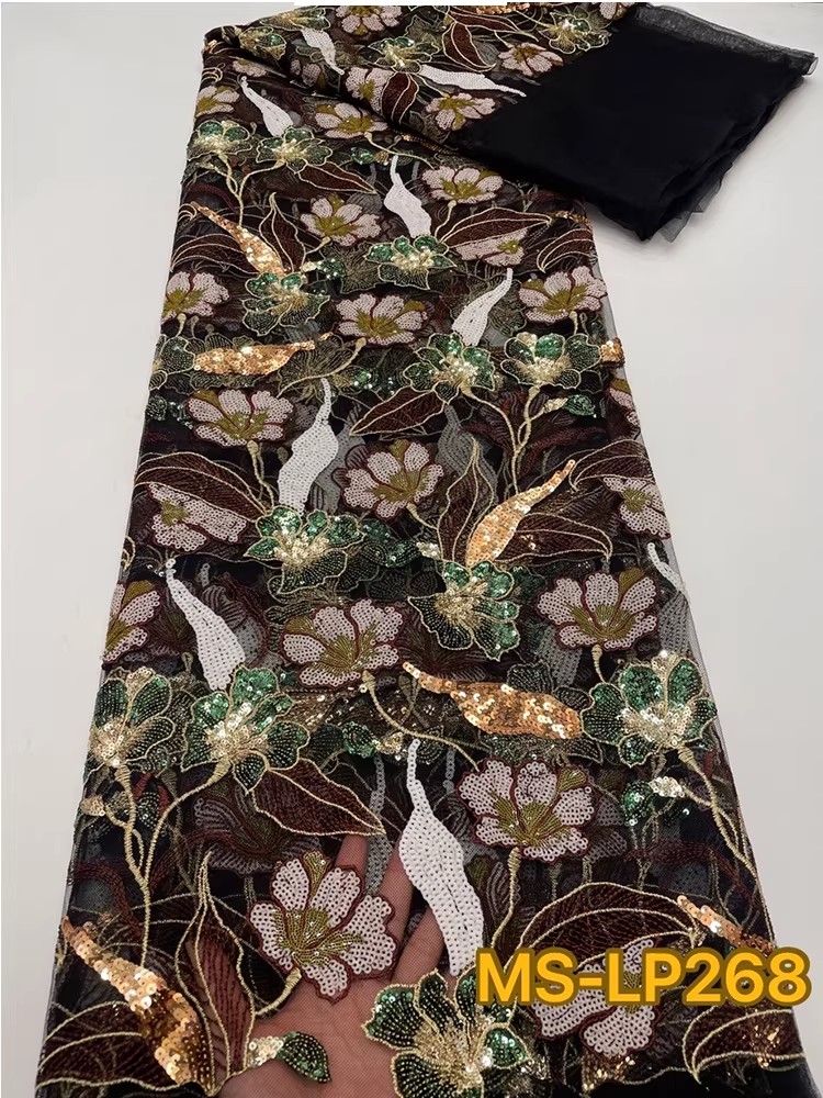 1 yarda de tela de lujo de dob - Embroidery Net Fabric reseña y precio